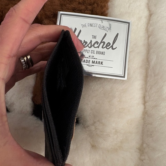 Black Card Holder Wallet - Picture 3 of 3